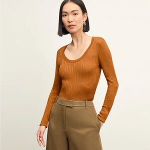 MM Lafleur The Rae Top - Cascade Knit Caramel XL